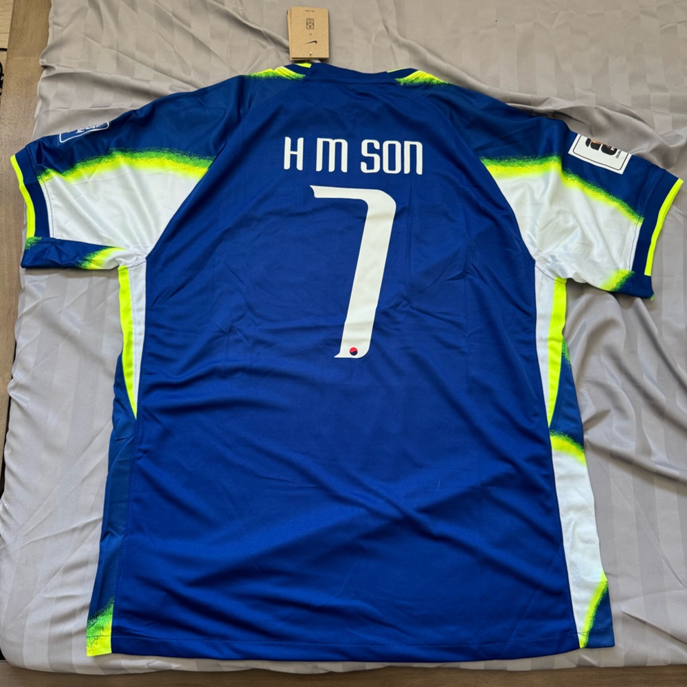 NWT Nike South Korea MNT World Qualifier Son Heung Min Fan Version Jersey